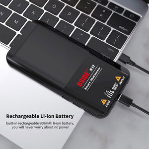 BSIDE S11 Rechargeable Smart Multimeter Tester AC DC Voltage Resistance Capacitance Tester Black