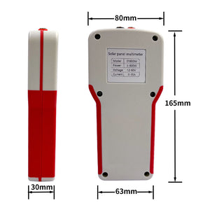 EY800W Solar Panel Multimeter 5-800W Solar Panel Tester Backlit LCD Automatic Manual MPPT Detection