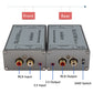 JQ Audio RCA-2 Aluminum Alloy Audio Isolator for Audio Filtering and Current Sound Eliminating 20Hz - 20KHz