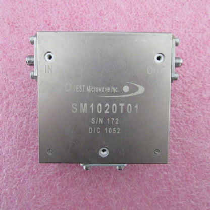 Secondhand QUEST SM1020T01 960-2100MHz 50W RF Circulator RF Microwave Coaxial Circulator with SMA Connector