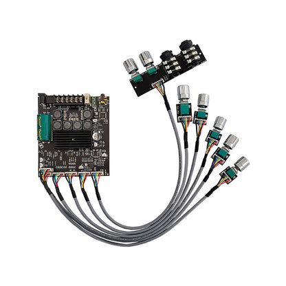 ZK-AM100F 50W+50W+100W Bluetooth Amplifier Board TPA3116D2 Power Amp Board for Microphone &amp; Speakers