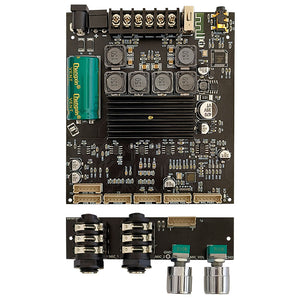 ZK-AM100F 50W+50W+100W Bluetooth Amplifier Board TPA3116D2 Power Amp Board for Microphone &amp; Speakers