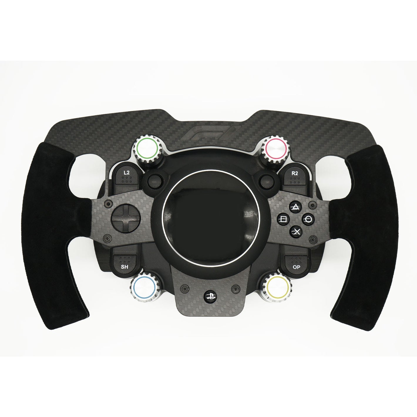 Simplayer SIM Racing Steering Wheel PC Gaming Racing Wheel Suede Handle for Thrustmaster T-GT F1