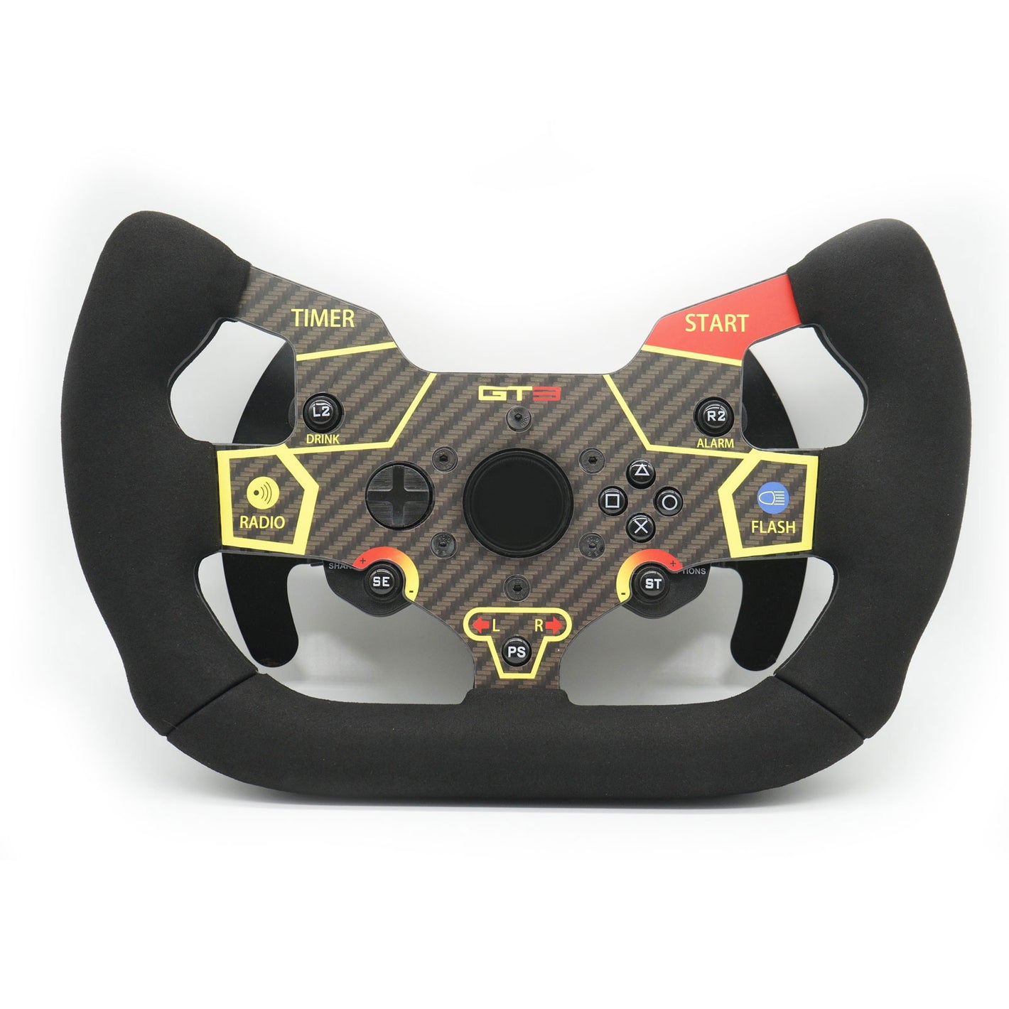 Simplayer SIM Racing Steering Wheel PC Racing Wheel (Grip with Suede) for T300 RS/GT Lamborghini