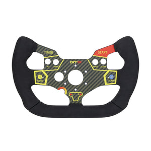 PC Racing Wheel SIM Racing Steering Wheel Suede Handle for Thrustmaster T300 Ferrari Huracan GT3