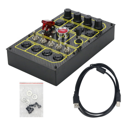 SIMDID D30 Racing Simulation Control Box Controller Multi-Function Control Button Box for Siagic Thrusmaster Fanatec
