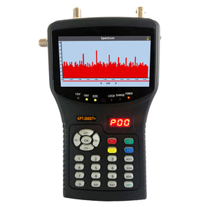 KPT-266S/T+ (Plus) 4.3&quot; Combo Satellite Finder (S2+T2+C) &amp; Spectrum Analyzer &amp; CCTV Camera Tester