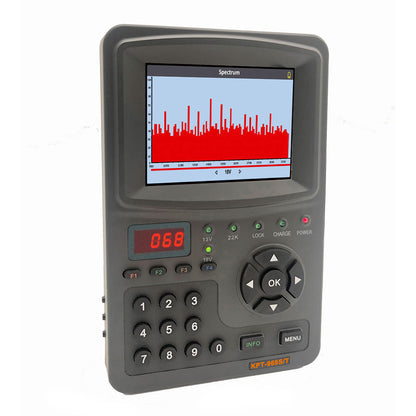 KPT-969S/T 3.5&quot; Combo Satellite Finder (DVB-S2+T2+C) &amp; Spectrum Analyzer &amp; Monitor (TV &amp; AV Input)