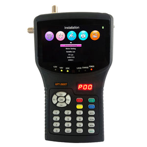 KPT-265S/T 4.3&quot; Combo Satellite Finder Satellite Signal Finder (S2+T2+C) &amp; Audio Video Input Monitor