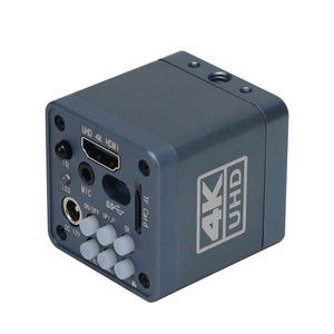 HY-6110 Black Version 4K UHD Digital Microscope Camera HDMI Camera with 32G Storage Card Support HDR