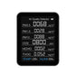 ZN-2CO7 Black 8 In 1 Multifunctional Air Quality Detector for CO2 &amp; HCHO &amp; TVOC &amp; PM2.5 &amp; PM1.0 &amp; PM10 Detection
