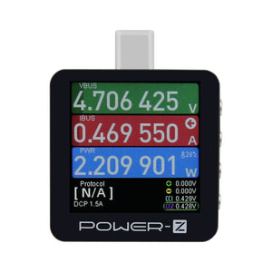 ChargerLAB POWER-Z KM003C USB C Tester PD3.1 0-50V 0-6A USB Voltmeter Ammeter Tester w/ 1.54&quot; Screen