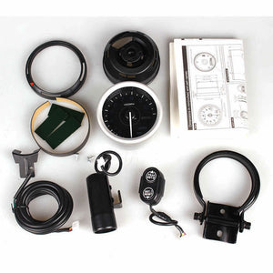 2nd Generation 11000RPM SIM Racing Tachometer 7-Color Tachometer Gauge without Speed Module for Defi