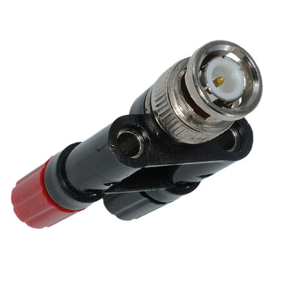 1PCS BNC Adapter BNC Male Connector to Banana Female Plug Coaxial Adapter for Oscilloscope and Monitor Connector