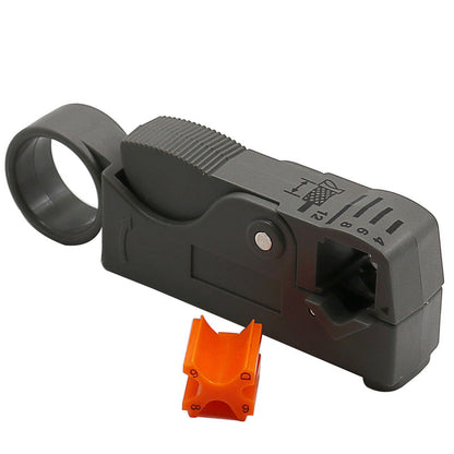 Multi-Functional Wire Stripper for Coaxial Cable Stripping Portable Dual Blade Wire Stripper