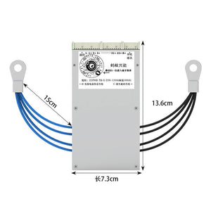 8S-22S 120A (Peak 300A) BMS Lithium Battery Protection Board with New 2.4 Inch LCD Display Screen