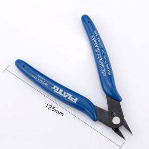 170 Blue Glossy Handle Diagonal Pliers High Quality Portable Industrial Level Pliers for PLATO