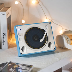 Rechargeable Bluetooth CD Player Portable CD Player Bluetooth Speaker Birthday Gift Sapphire