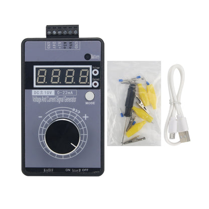 DC±10V 0-22mA Voltage and Current Signal Generator Handheld Signal Source QH-VISG2-EN (No Battery)