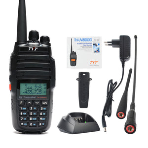 TH-UV8000D 10W 10KM VHF UHF Walkie Talkie Dual Band Radio Handheld FM Transceiver Standard Version