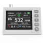 EM004 White Wifi Carbon Dioxide Detector CO2 Detector Temperature Humidity Monitor with 4.0&quot; LCD