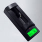 Peacefair Lithium Battery Tester Voltage Internal Resistance Tester for 18650 AAAAA Lithium Battery with a Charging Cable