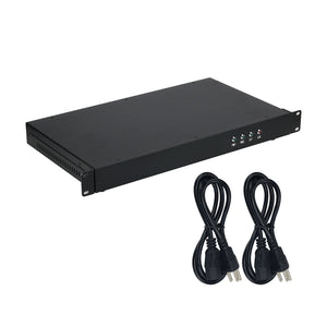 0.5Hz-200M Clock Distributor with 1U Case 1 Input and 8 Output Clock Distribution Square Wave Distributor