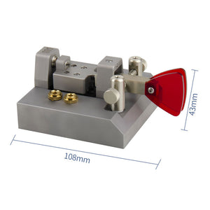 High Quality CRAC Customized Telegraph Key with Magnetic Adjustment for Amateur Radio Accessory