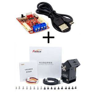 FEETECH SM40BL 12V 40KG Bus Servo RS485 360-degree Dual Shaft Metal Brushless Servo w/ URT-1 Board