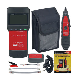 LCD LAN Tester Network Telephone Cable Tester RJ45 Cable Tester Ethernet Cable Tracker NOYAFA NF-8200