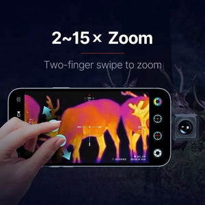 Infiray T2 Pro Original Cell Phone Thermal Imager Monocular Thermal Camera Night Vision for IOS