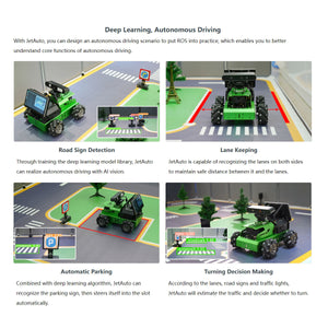 Hiwonder JetAuto Assembled Robot Car ROS Robot Advanced Kit w/ LCD Screen &amp; 6-Microphone Array