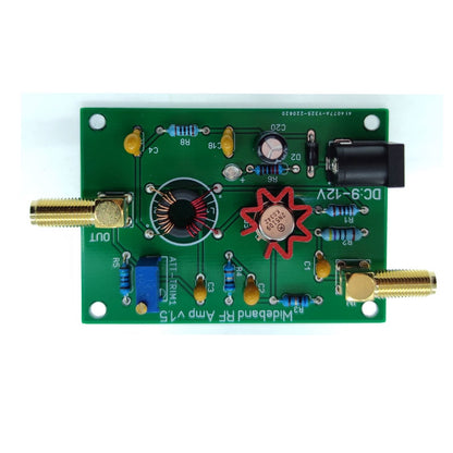Universal Wideband RF Amplifier 1M - 500MHz 1W 9 - 12V RF AMP with Two SMA Female Connector