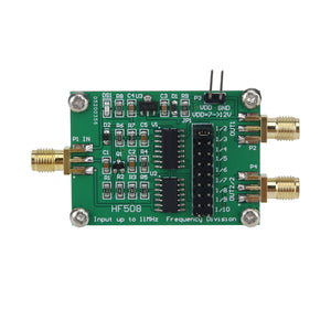 HF508 100Hz~8Mhz Fractional-N Frequency Divider Frequency Prescaler Divide By 2 3 4 5 6 7 8 9 10
