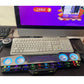 V18 10Wx2 RGB Speakers Bluetooth Speakers with Hifi Lossless Sound Quality for PC Gaming Home Use