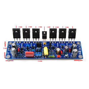 L150W Amplifier Board Mono Finished Board 50~200W DC±25~60V MOSFET Field-Effects Transistor without Radiator