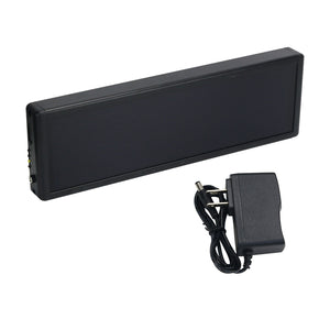 Digital Currency Market Display ESP8266 WS2812B Cryptocurrency Real-time Price Display Black (31x12x3.5cm)