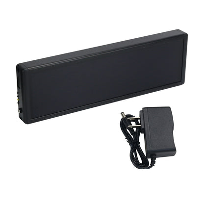 Digital Currency Market Display ESP8266 WS2812B Cryptocurrency Real-time Price Display Black (31x12x3.5cm)