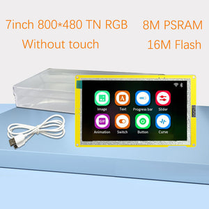 ESP32-S3 Development Board with 7 Inch TN Touch Screen 8M PSRAM 16M Flash for IoT Development