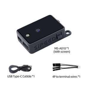 SiPEED 2.5M/8.2FT TOF 3D Depth Camera (MaixSense A010 with Screen) Suitable for MCU &amp; ROS Robot