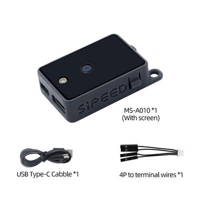 SiPEED 2.5M/8.2FT TOF 3D Depth Camera (MaixSense A010 with Screen) Suitable for MCU &amp; ROS Robot