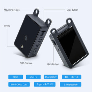 SiPEED MS-A075V Full Suit RGBD TOF 3D Depth Camera Distance 2M/6.6FT Suitable for MCU &amp; ROS Robot