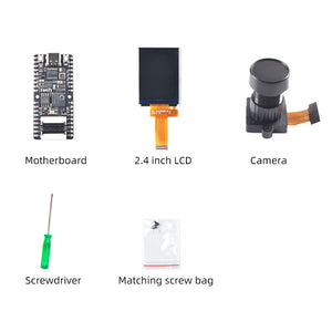 SiPEED Maix Bit Kit RISC-V AI + IoT Development Board with 2.4 Inch Screen &amp; Camera Module for DIY