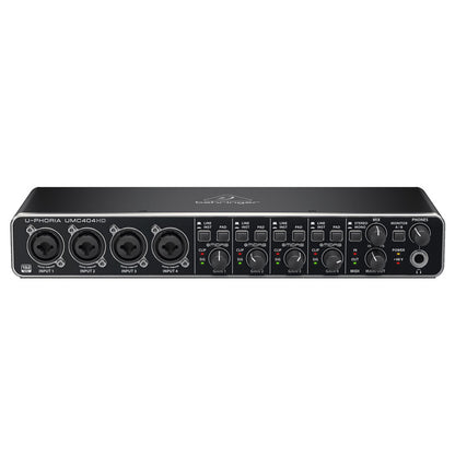 UMC404HD Original 4x4 USB MIDI/Audio Interface External Sound Card w/ Mic Preamp for Behringer