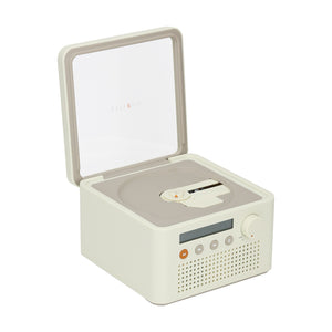 White for Syitren R200 Retro All-in-one CD Player Portable Bluetooth Speaker DC 5V Type-C CD Player