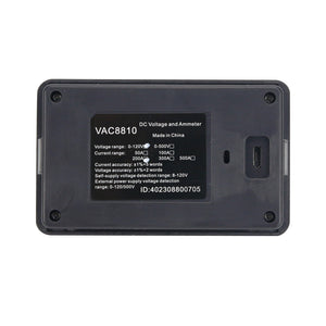 120V 200A Voltage Current Meter Battery Capacity Manager VAC8810F 2.4&quot; Color LCD without Bluetooth
