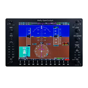 Wefly OpenCockpit G1000 Primary Flight Display Plug-and-Play PFD 10.4&quot; LCD for Flight Simulation