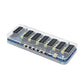 New Acrylic Case SCART Distributor Converter Video 6 Input 1 Output Automatic EUR Divider Board Device