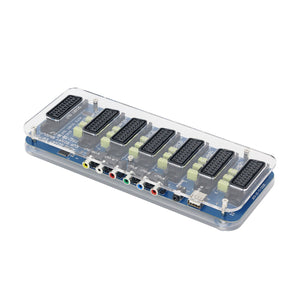 New Acrylic Case SCART Distributor Converter Video 6 Input 1 Output Automatic EUR Divider Board Device