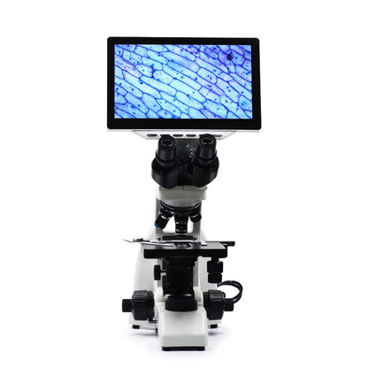WD-B106L-A 12MP 100X-2500X 10.6&quot; LCD Digital Microscope Video Microscope with Finite Optical System